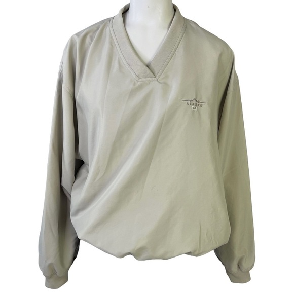 PRAIRIE MOUNTAIN SWEATER PULLOVER GREEN  OUTDOOR JACKET OVERSIZED VINTAGE LARGE - Picture 1 of 7
